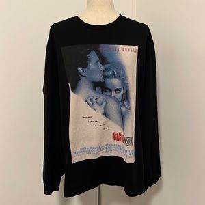 Basic instinct movie graphic long sleeve shirt